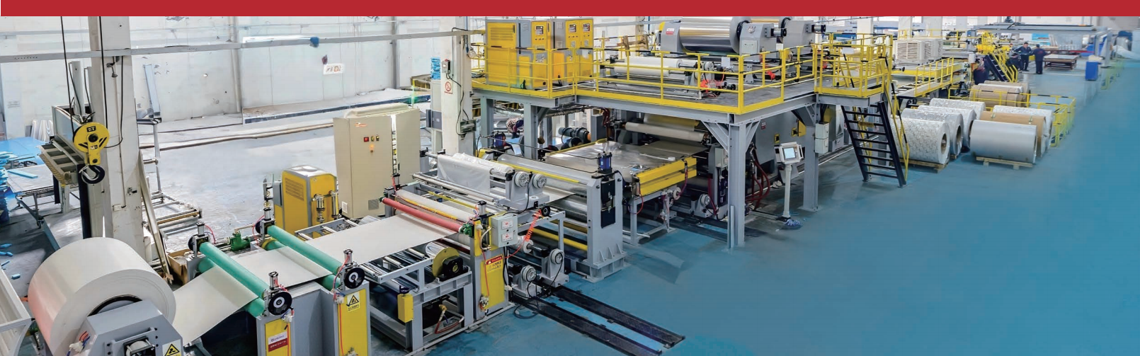 Ligne de production de panneaux composites à noyau en aluminium 3D