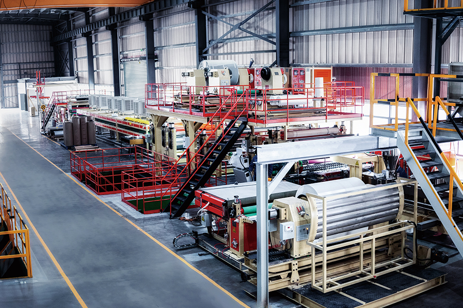 Ligne de production de panneaux composites en aluminium (Acp)
