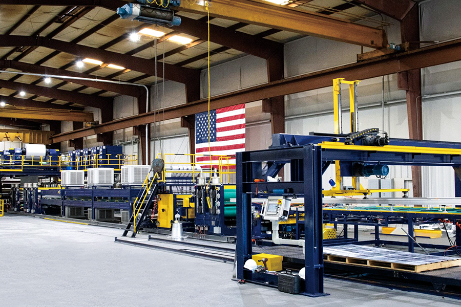 Ligne de production de panneaux composites en aluminium (ACP) à impression numérique